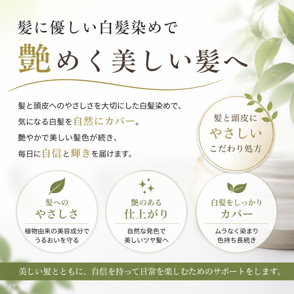 自然派白髪染めのすすめ