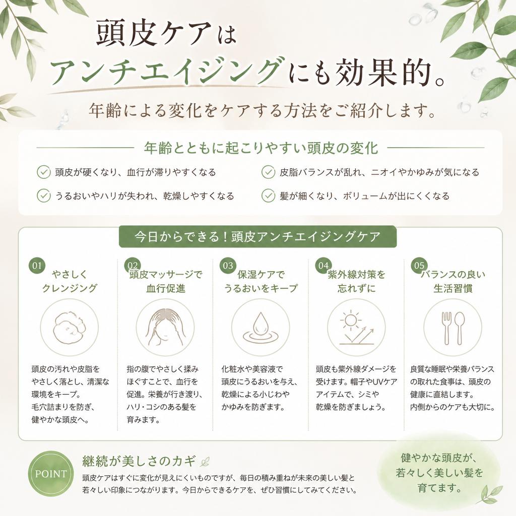 アンチエイジング効果で若々しく