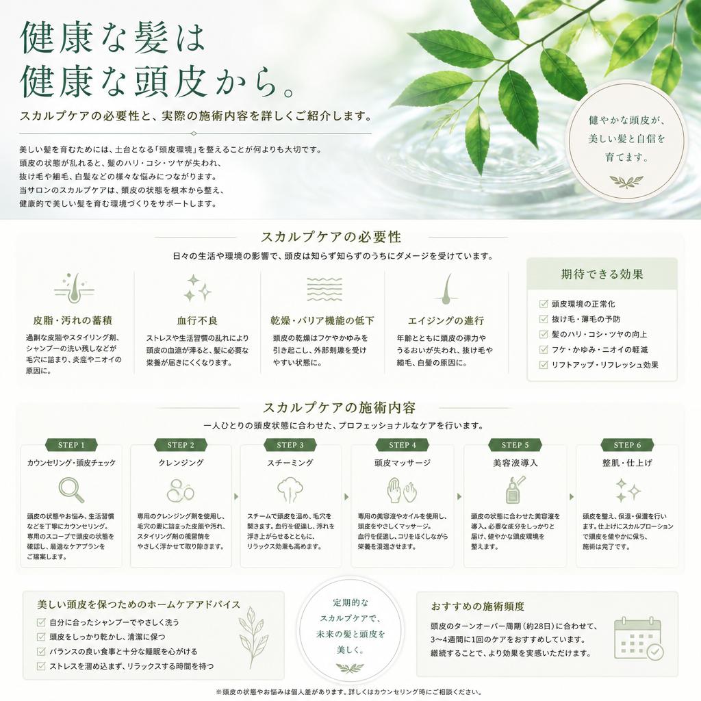スカルプケアの重要性