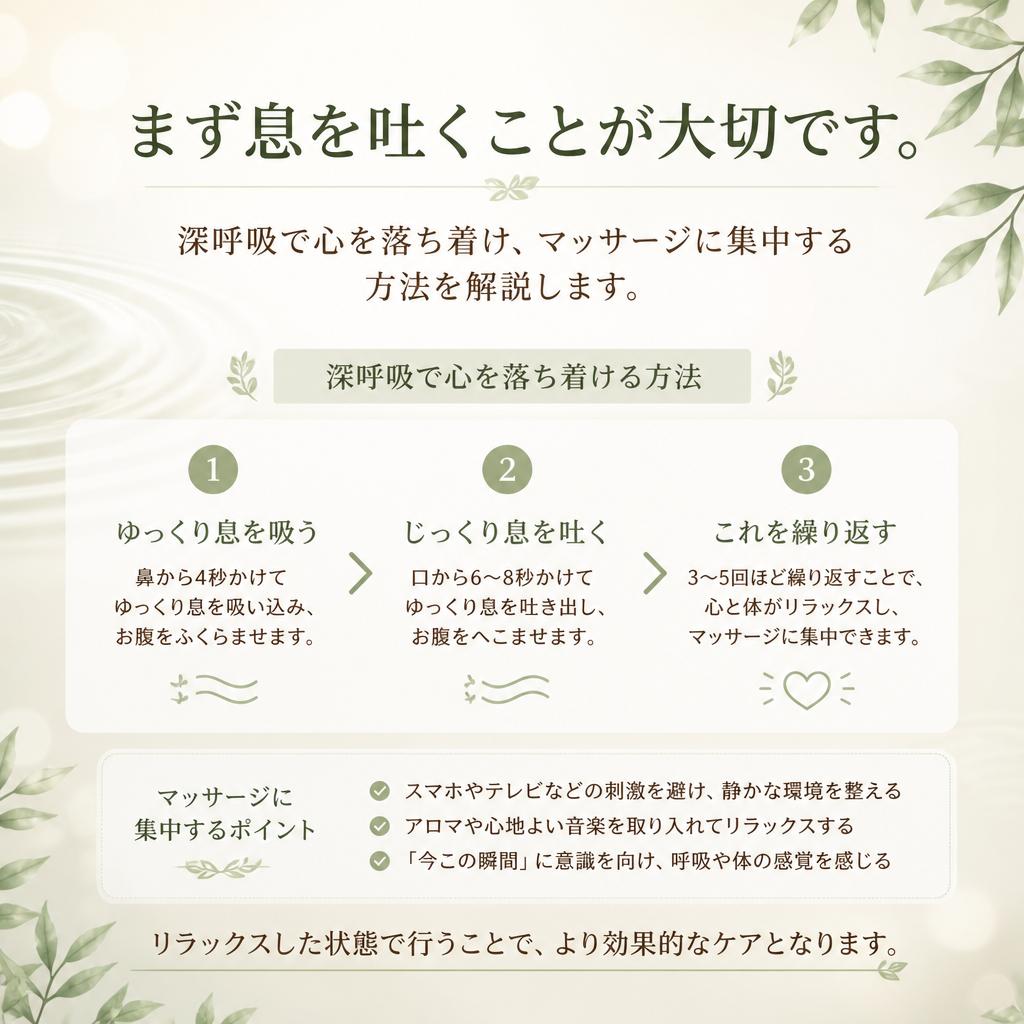 5. リラックスしながらの呼吸法