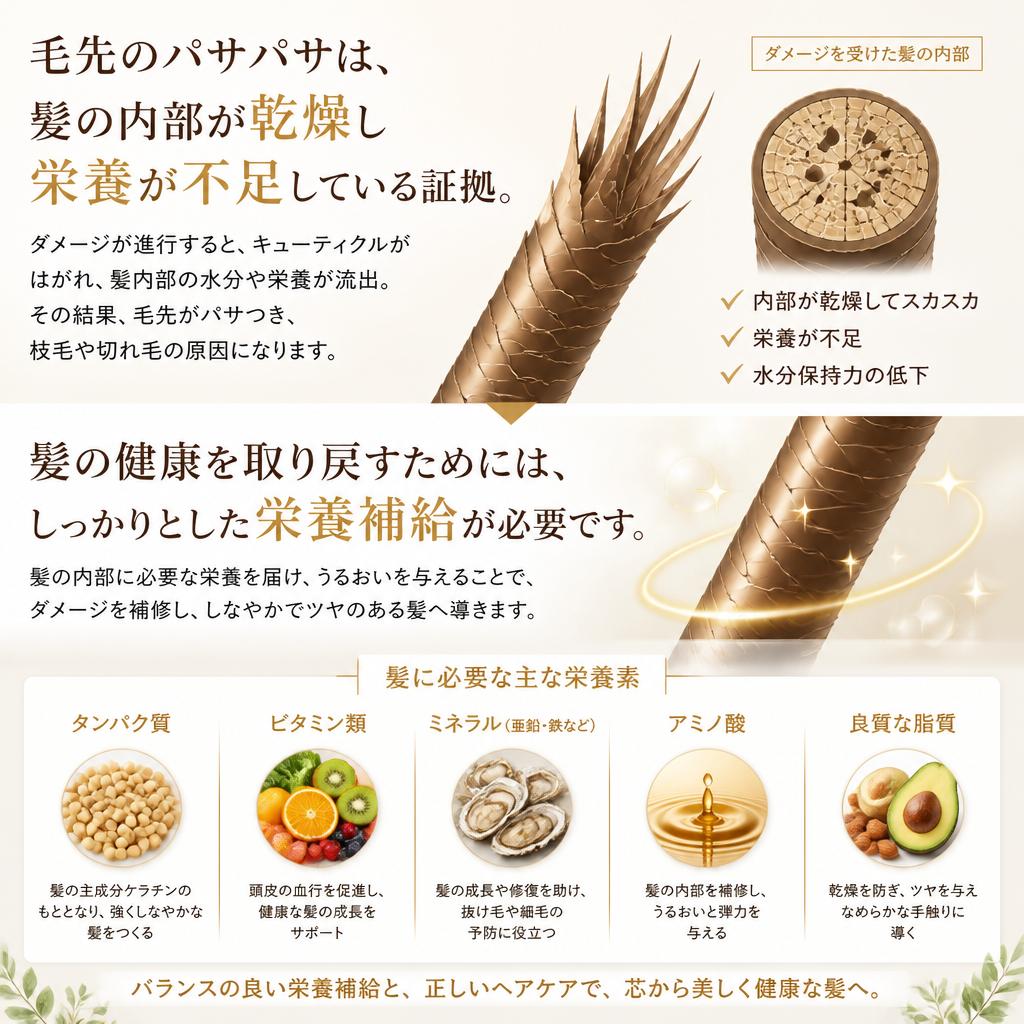 髪の乾燥がもたらす影響