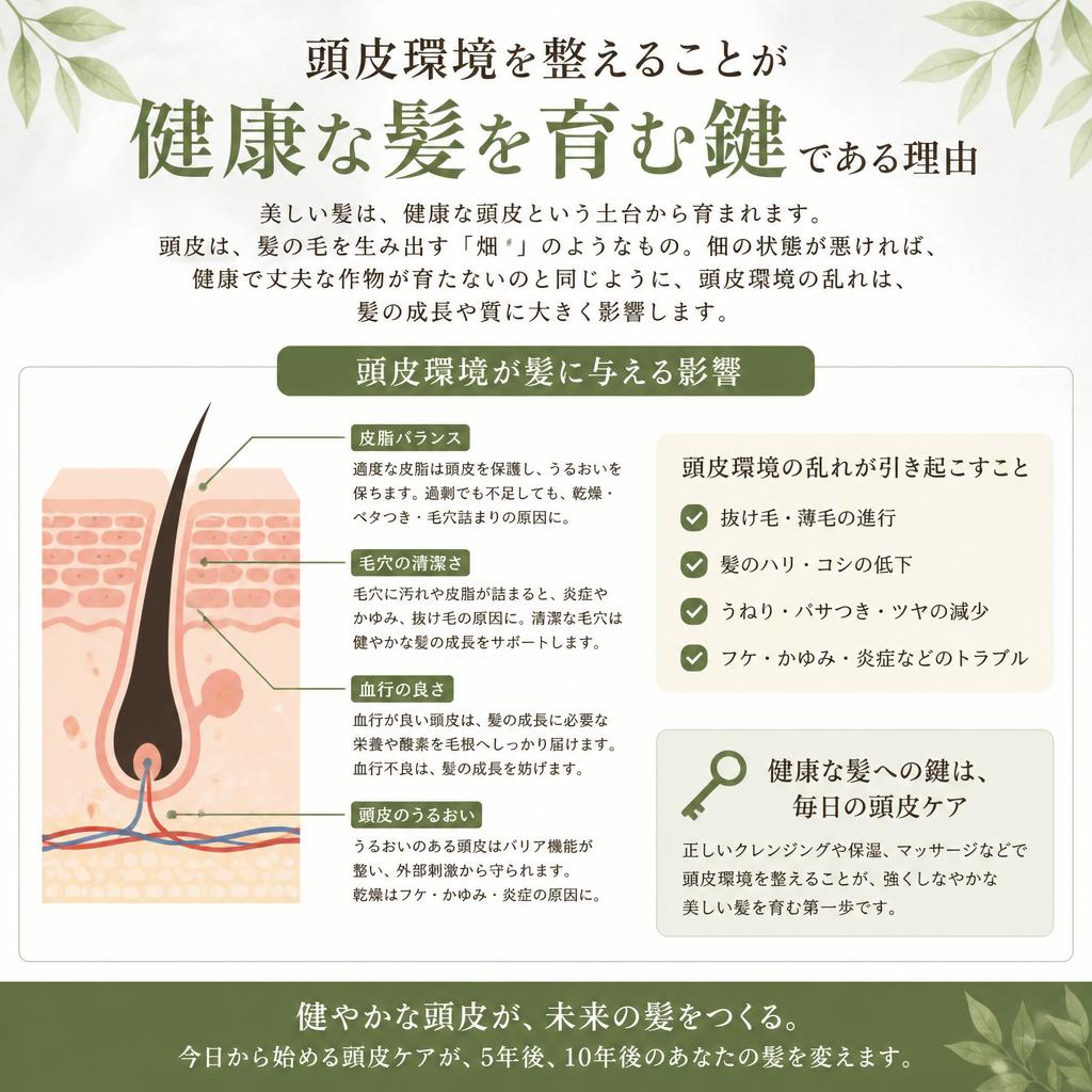 スカルプケアの重要性