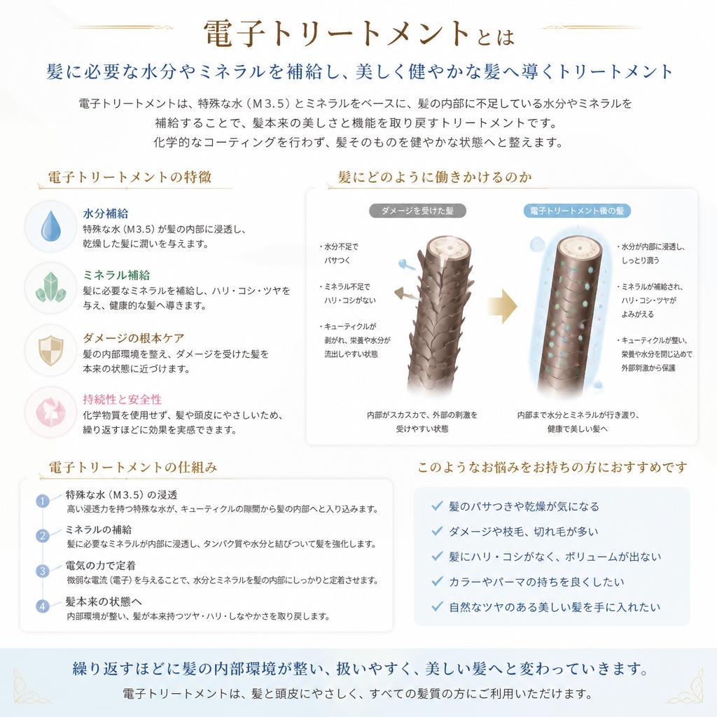 電子トリートメントの効果