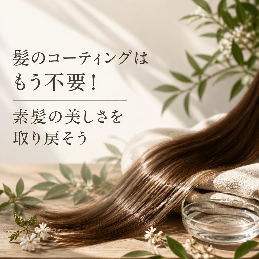 髪のコーティングはもう不要！素髪の美しさを取り戻そう