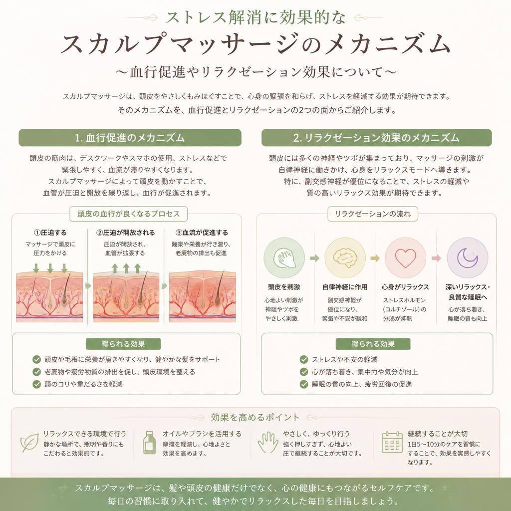 2. スカルプマッサージの効果とは？