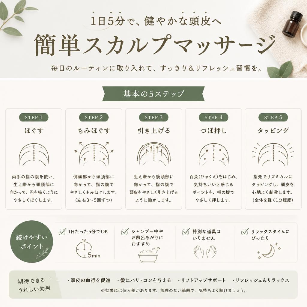 2. 毎晩たったの3分でできる方法