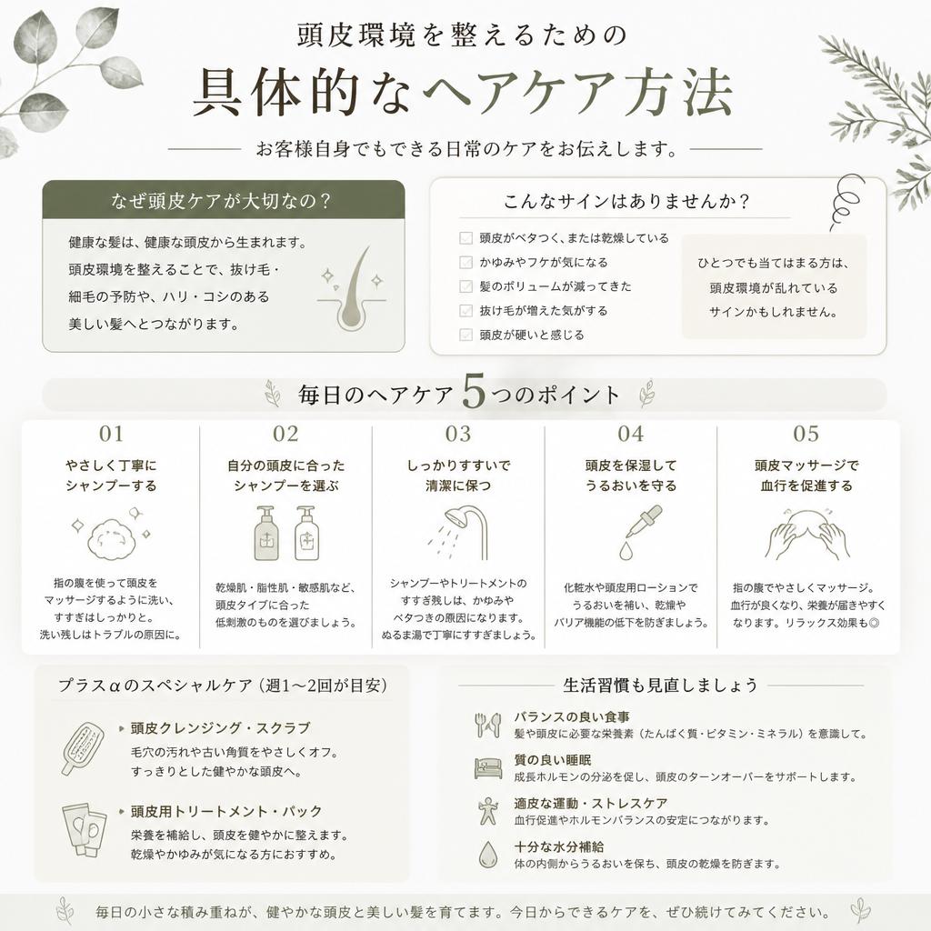 おすすめのヘアケア方法