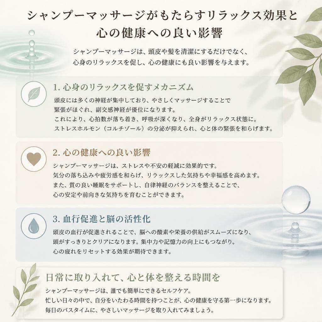 2. 毎日のリラックス習慣！