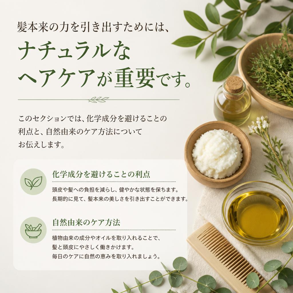 4. ナチュラルヘアケアの重要性