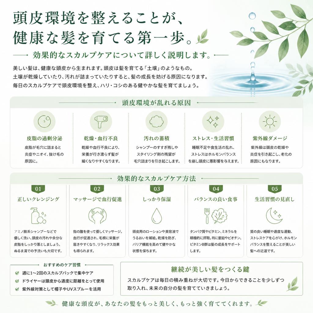 スカルプケアの新常識