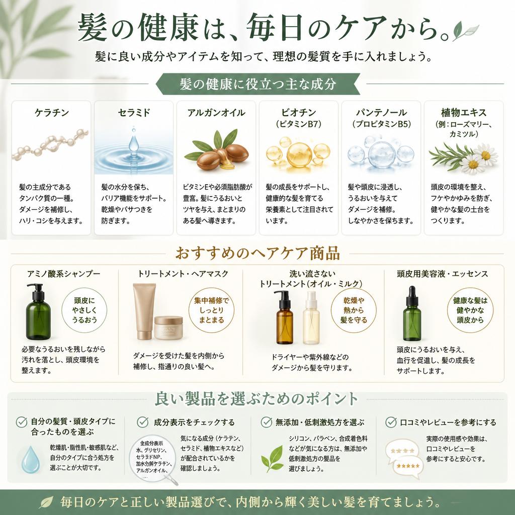4. 髪質改善に役立つ成分