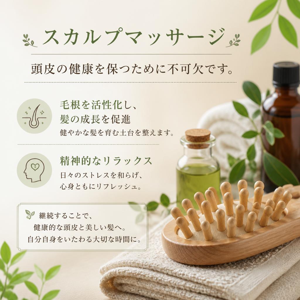 スカルプマッサージの効果