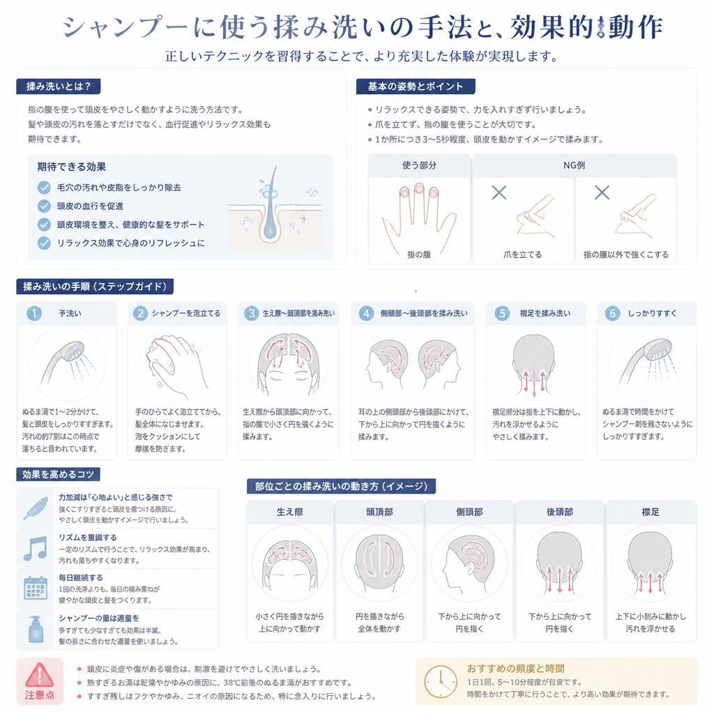 揉み洗いの正しい方法