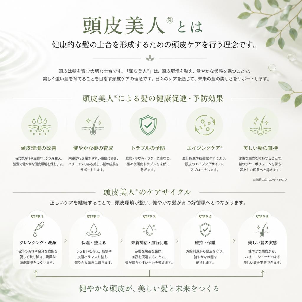 頭皮美人®の魅力