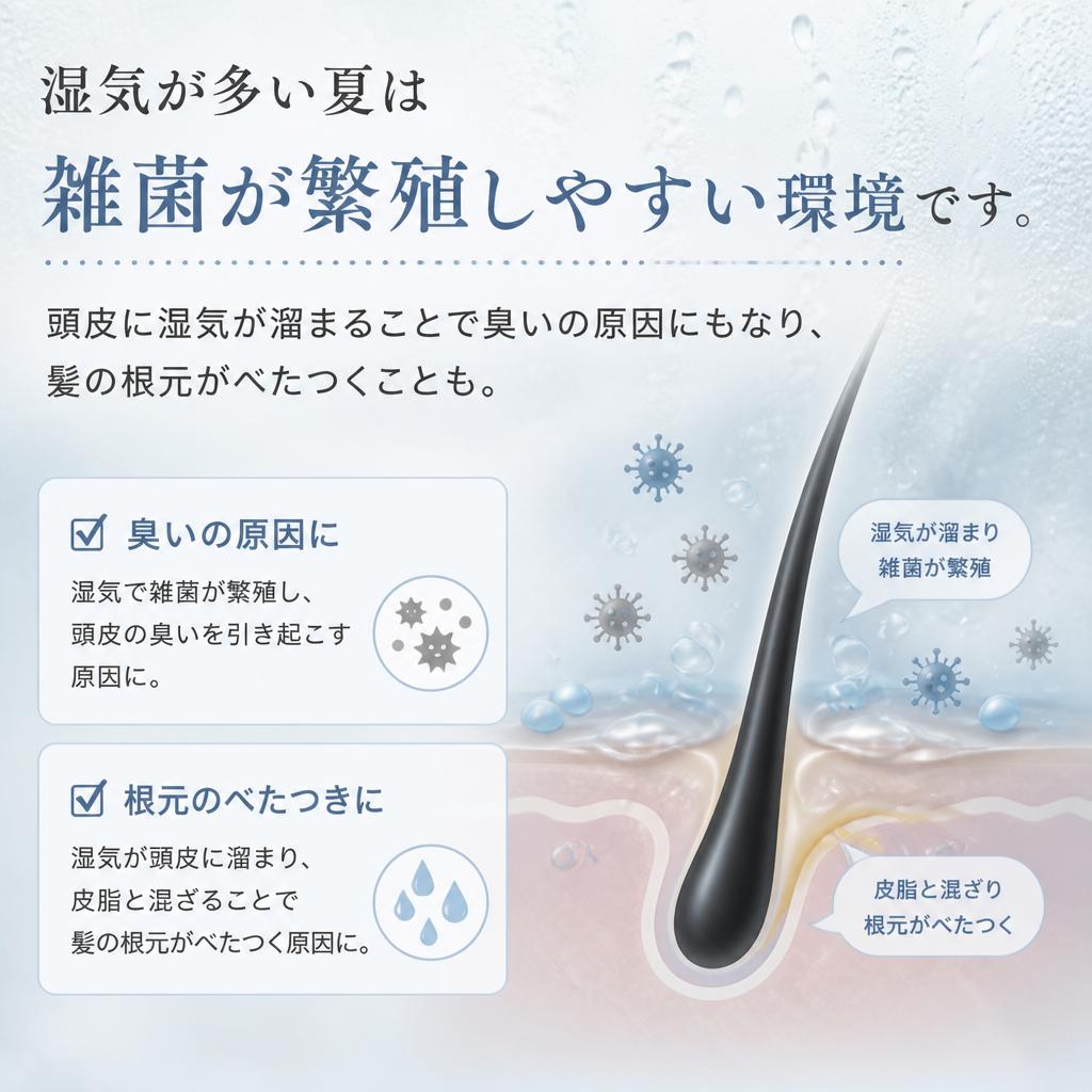 湿気と雑菌の関係