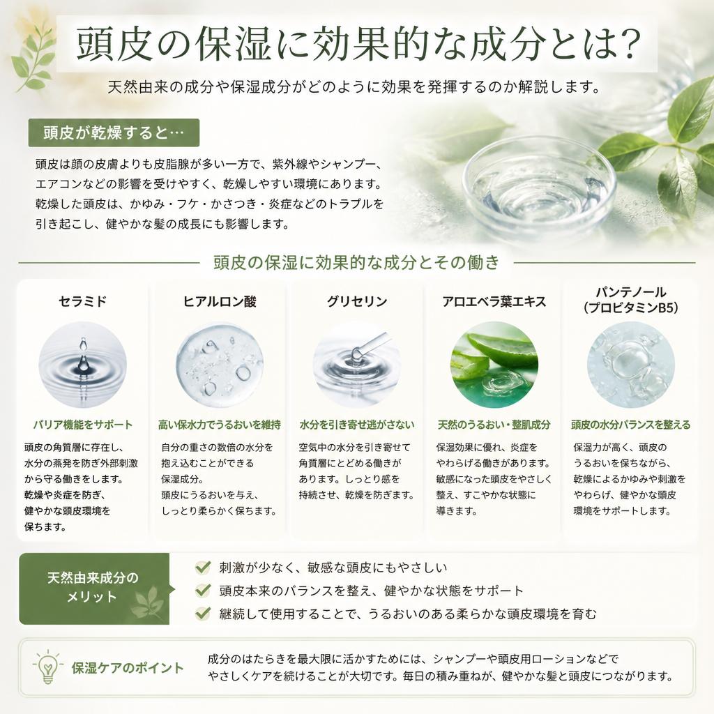 保湿成分の選び方