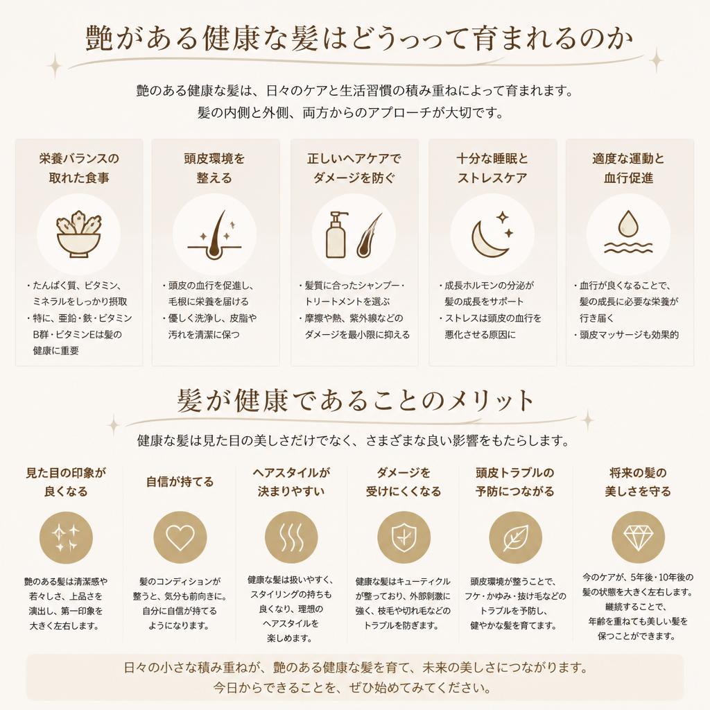 艶やかな髪の秘密