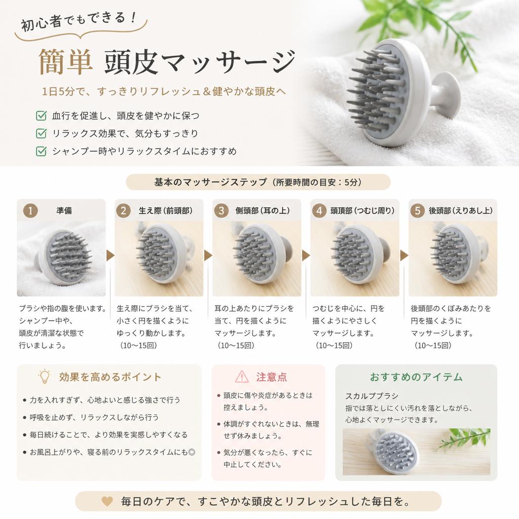 簡単にできる自宅でのマッサージテクニック