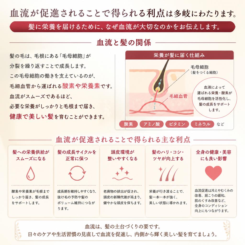血流促進のメリット
