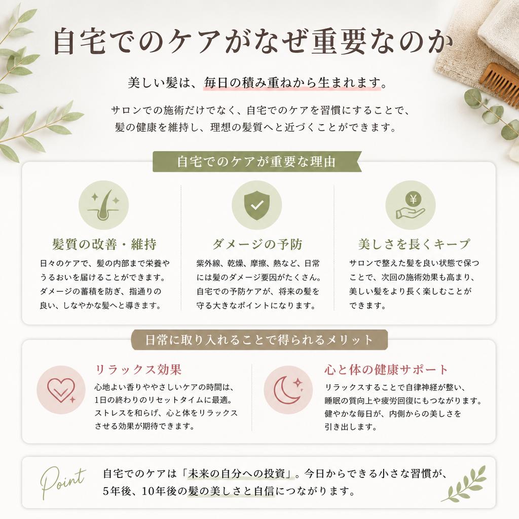 自宅ケアを行う理由