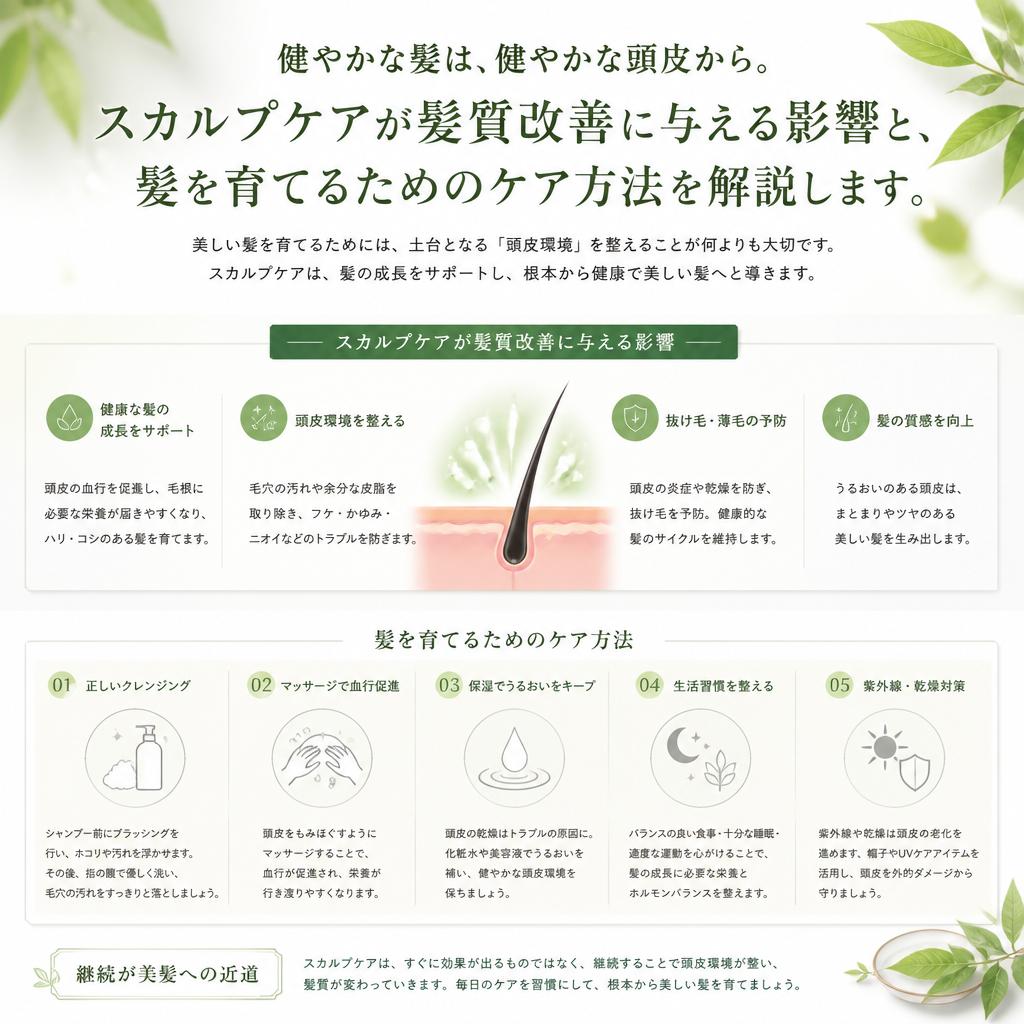 スカルプケアの重要性