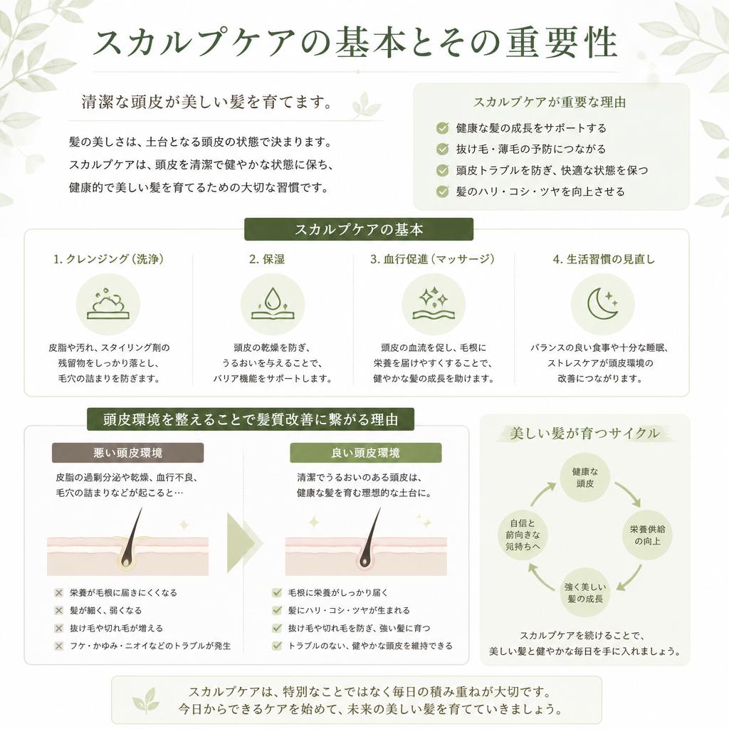 スカルプケアの重要性