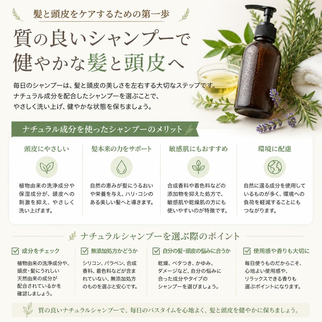 シャンプーの選び方