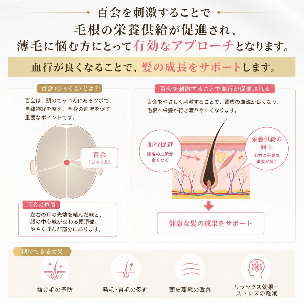 2.薄毛対策に効果的な理由