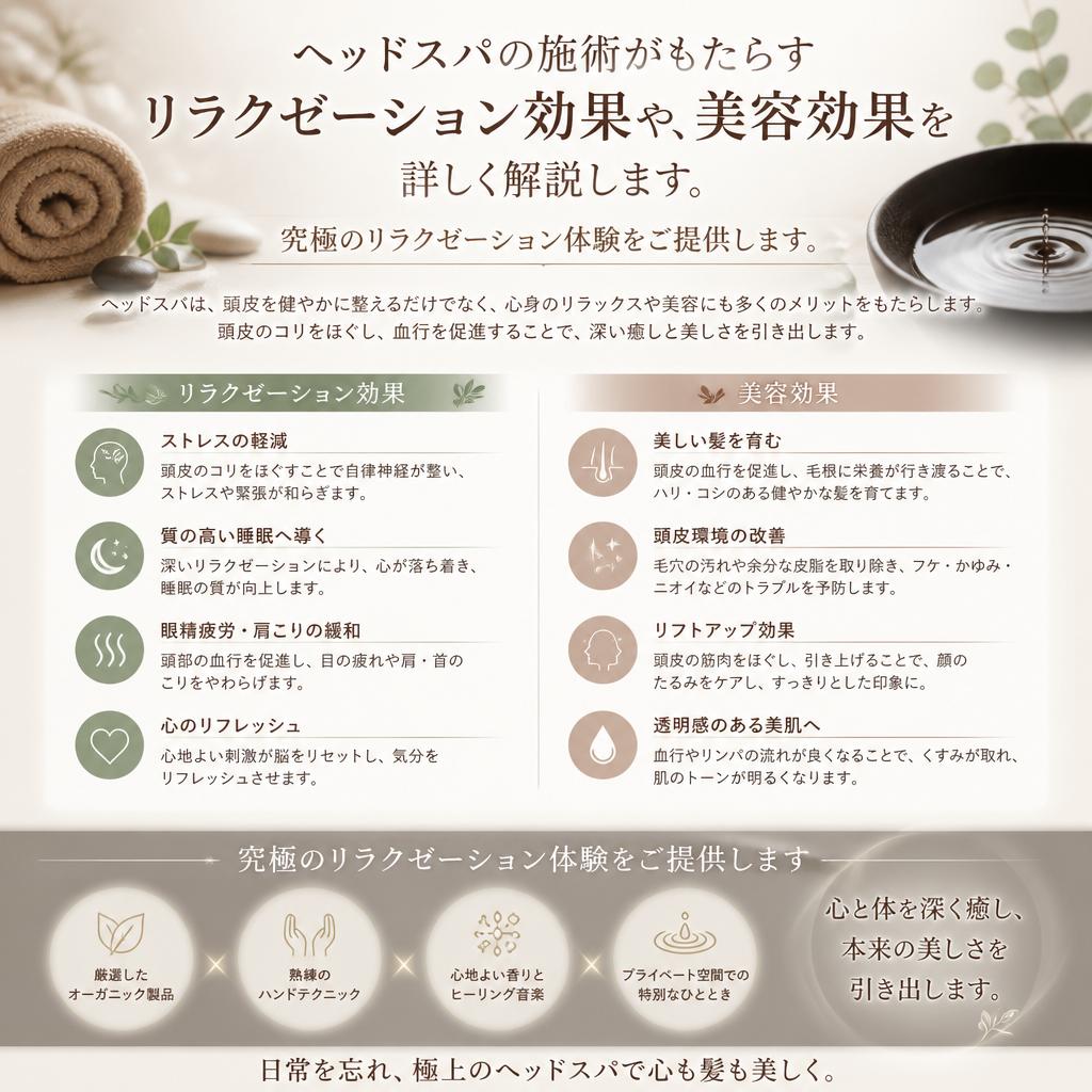 4. ヘッドスパのリラクゼーション効果