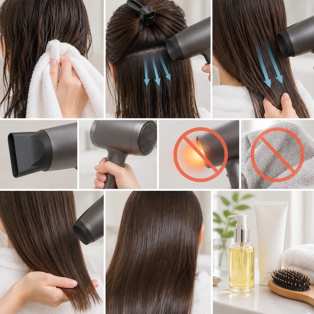 乾かし方までがヘアケア。艶を育む仕上げの習慣
